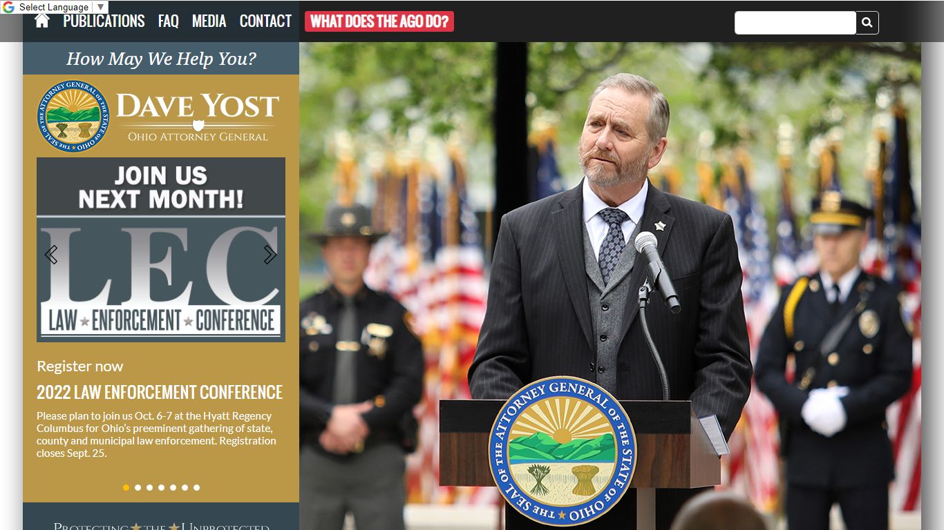 Background Check - Ohio Attorney General Dave Yost